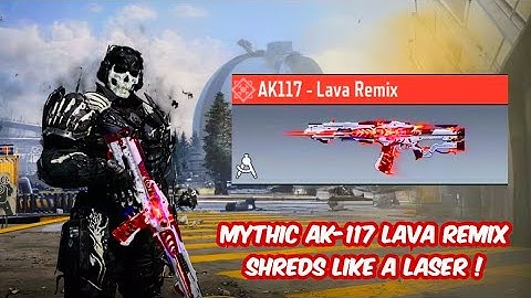 FREE Mythic AK-117 Lava Remix with White Mythic Ghost Turns Search & Destroy into EZ Mode 😳🔥 | CODM 
