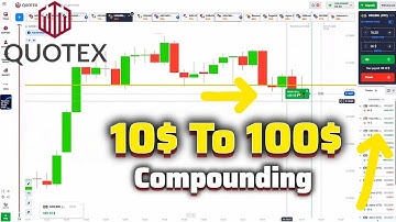 😯 $10 To $130 Compounding Strategy | Quotex Trading | Binary Options #1