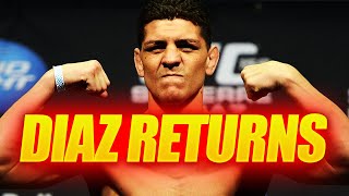🚨BREAKING🚨Nick Diaz RETURNS at UFC Abu Dhabi