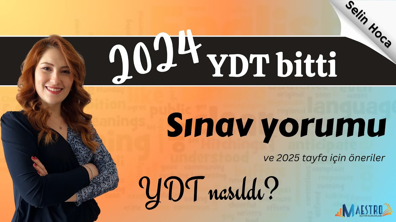 YDT 2024 bitti! Sınav yorumu 📝 (Selin Hoca)