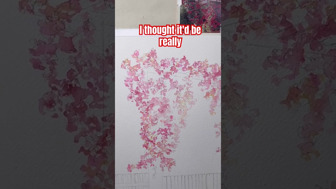 The Simplest Watercolor Rose Technique 