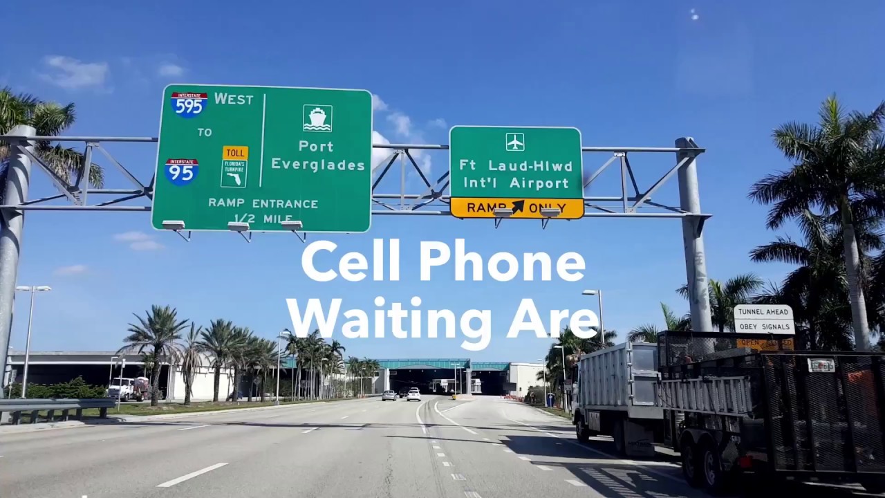Cell Phone Parking Area. Hollywood Int. Airport YouTube