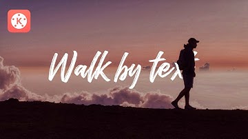 Walk By Text 🔥 (Reveal) with Kinemaster using FlipaClip | Android Editing | Shuvo roy
