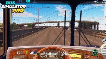 Bus Simulator Pro - Rainy Weather POV Bus Driving - Android Gameplay #3