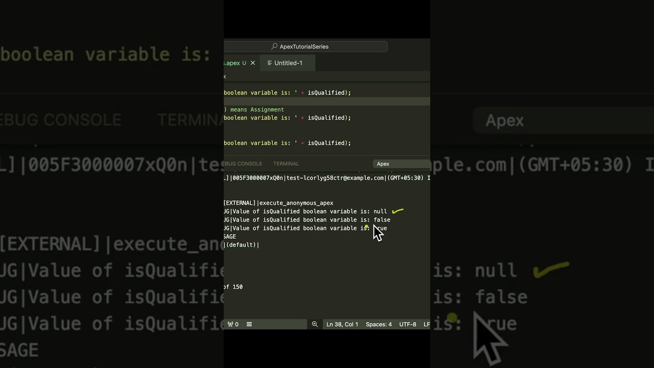 What is a boolean data type in Apex? #coding #salesforce #programming #salesforcedeveloper