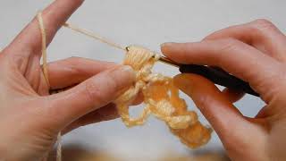 Crochet Puff Variation  Stitch | Stitch Tutorial ONE ROW REPEAT