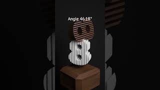 😍 Perfect Fit 😍 Blender 3D Wood & Marble Simulation — Ultra Satisfying ✨