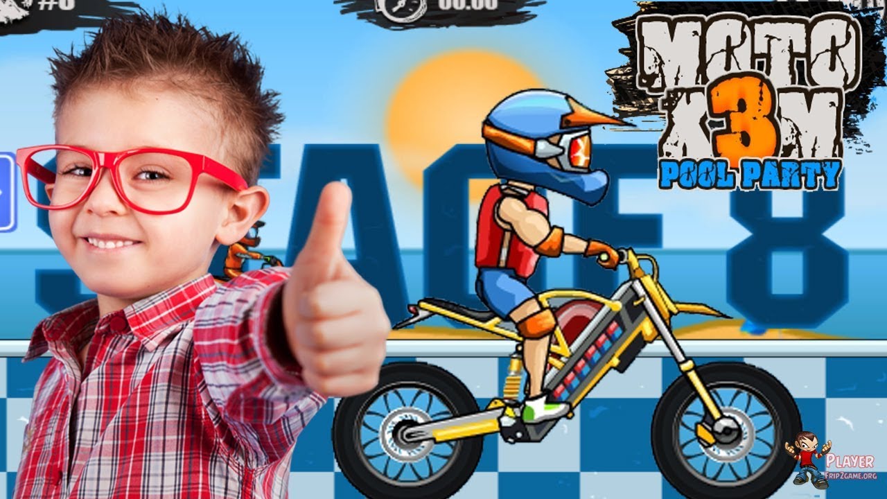 MOTO X3M 5: POOL PARTY 🏍️🏝️ - Play Now for Free!