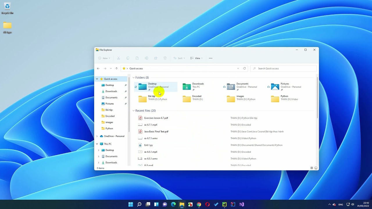 Windows – Thủ thuật: Hướng dẫn ẩn hiện đuôi mở rộng của file