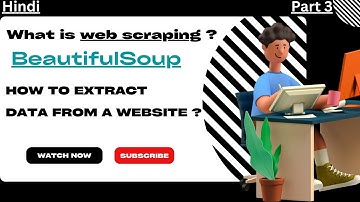 web scraping tutorial using python liberary beautifulSoup in Hindi part 3