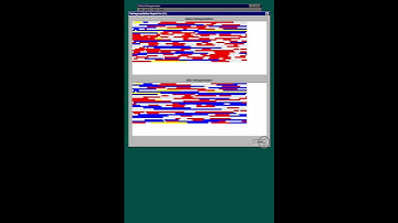 Windows Disk Defrag Simulation by Google Gemini