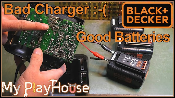 Black and Decker Lopper Repair - Replacing the Charger (Black and Decker  Part # 90640340) 