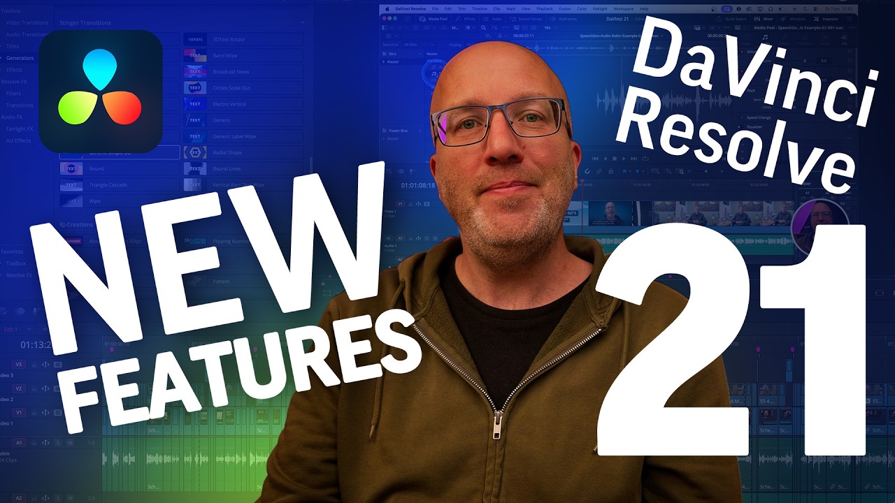 DaVinci Resolve 21: De Belangrijkste Nieuwe Functies Uitgelegd
