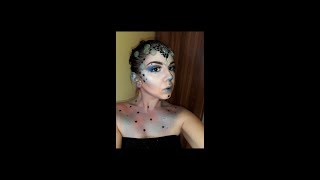 BLUE ALIEN FANTASY   Makeup tutorial