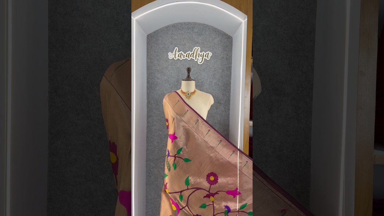 Paithani Jacquard Peacock (Mor) Jaal Dupatta