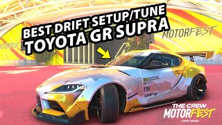 *Best* Drift Setup/Tune + Controller Setting Toyota GR Supra in The Crew Motorfest