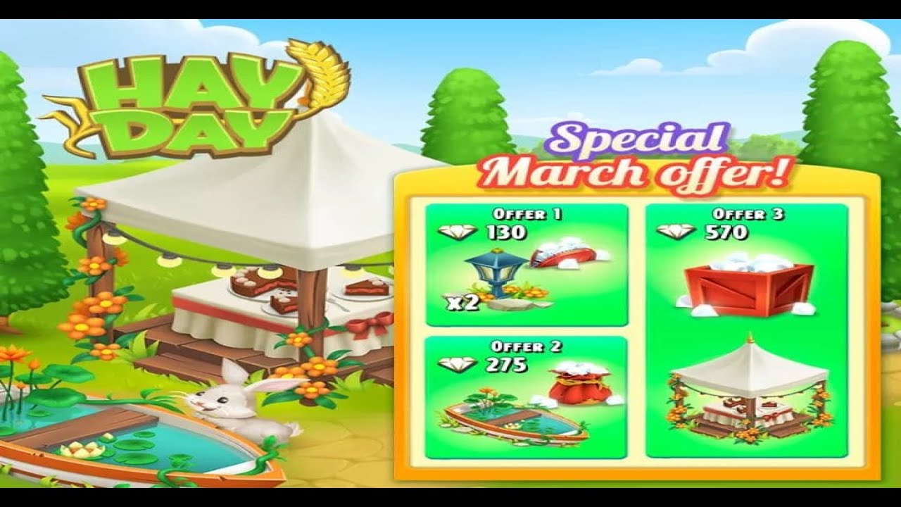 Hay Day - Special March 2020 Offers - New Spring Decorations