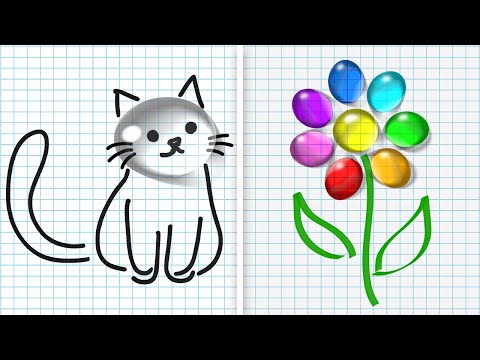 <strong>쉬운</strong> 예술 트릭과 <strong>그림</strong> <strong>그리기</strong> 팁 || 초보를 위한 천재적인 <strong>그림</strong> 트릭