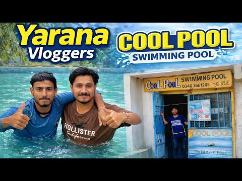 Swimming pool fun with friends 😱💦 | First Vlog | 3 Yarana Vloggers