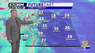 Sunny, mild, and breezy to start the work week