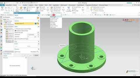 NX 12 Tutorial #53 | 3D Model Basic Beginners