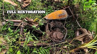 FULL RESTORATION 1977 HONDA CG125 | Rebuild HARLEY MODELS Abandoned  TimeLapse