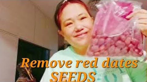 Remove red dates seeds @momsheetvblog