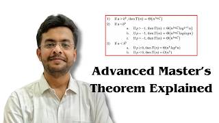 Master's Theorem (Advanced) Explained | Solve Complex Recurrence Relations Easily | DAA 22