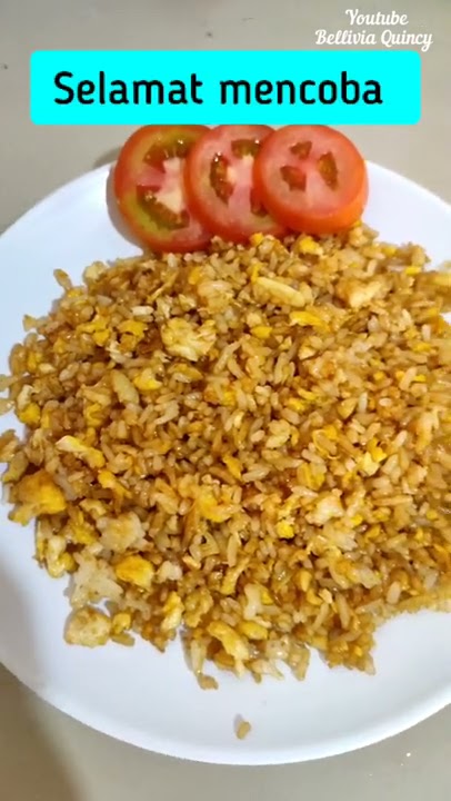 Resep cara membuat nasi goreng nasgor enak simpel anti gagal mudah sederhana pemula