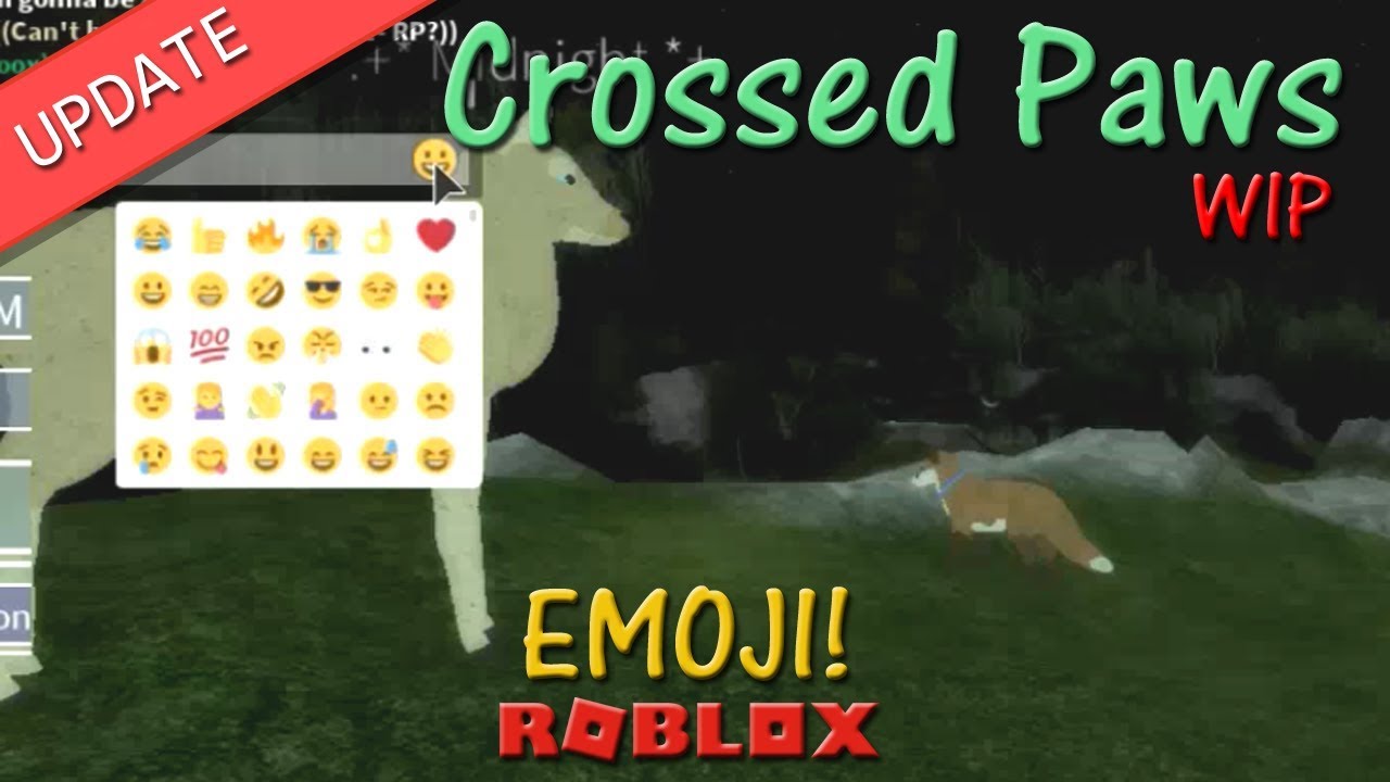 Roblox Crossed Paws Emoji Hd - roblox crossed paws wip i met shyfoox phini hd