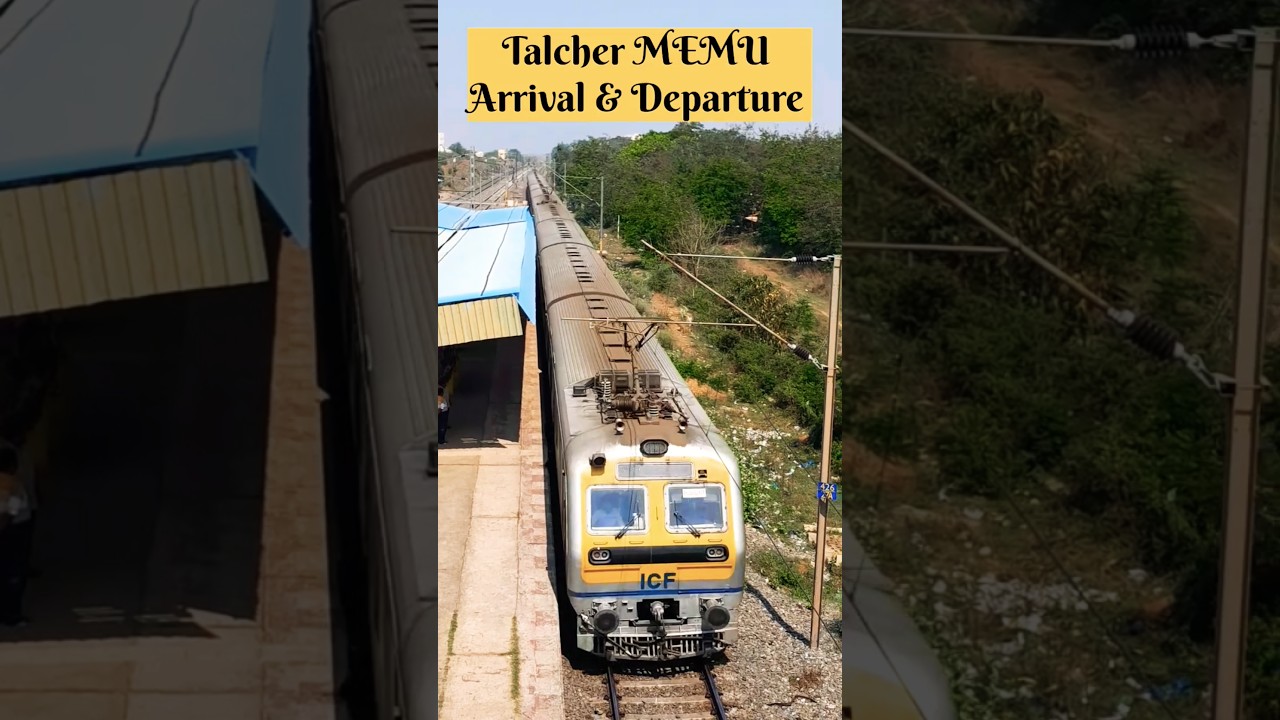 Talcher MEMU Arrival & Departure from Patia PH. Please subscribe to reach 10K subscribers.
