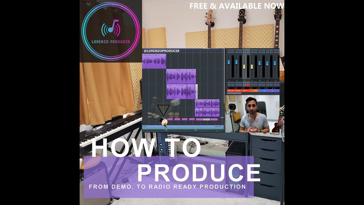 How To Produce a song (from demo to RADIO READY)