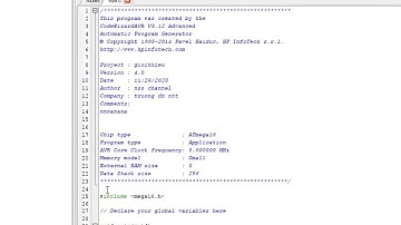 Vi điều khiển | VDK Bài 3 (p1): Giới thiệu ngôn ngữ lập trình C cho vi điều khiển AVR