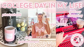 College Day In My Life! | Photoshoot, Eye Exam, Productive Day | The University of Alabama