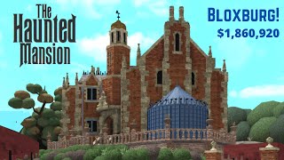 Disney's Haunted Mansion in Bloxburg | Full Ride-through and Speedbuild Part 1