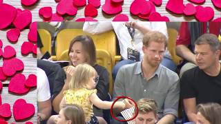 Prince harry's popcorn stolen by sneaky toddler- Checkout Awesome Reaction.