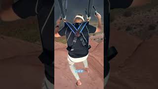 Test recording a perspective angle in Skydive Sim and hanging harness. #skydivesim #metaquest3