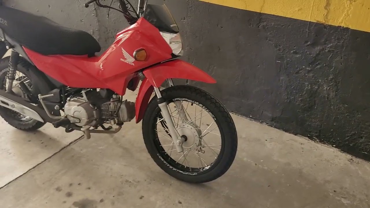 Pop 110 com rodas viper e pneus balão. Mais confortável, porém com ressalvas. 