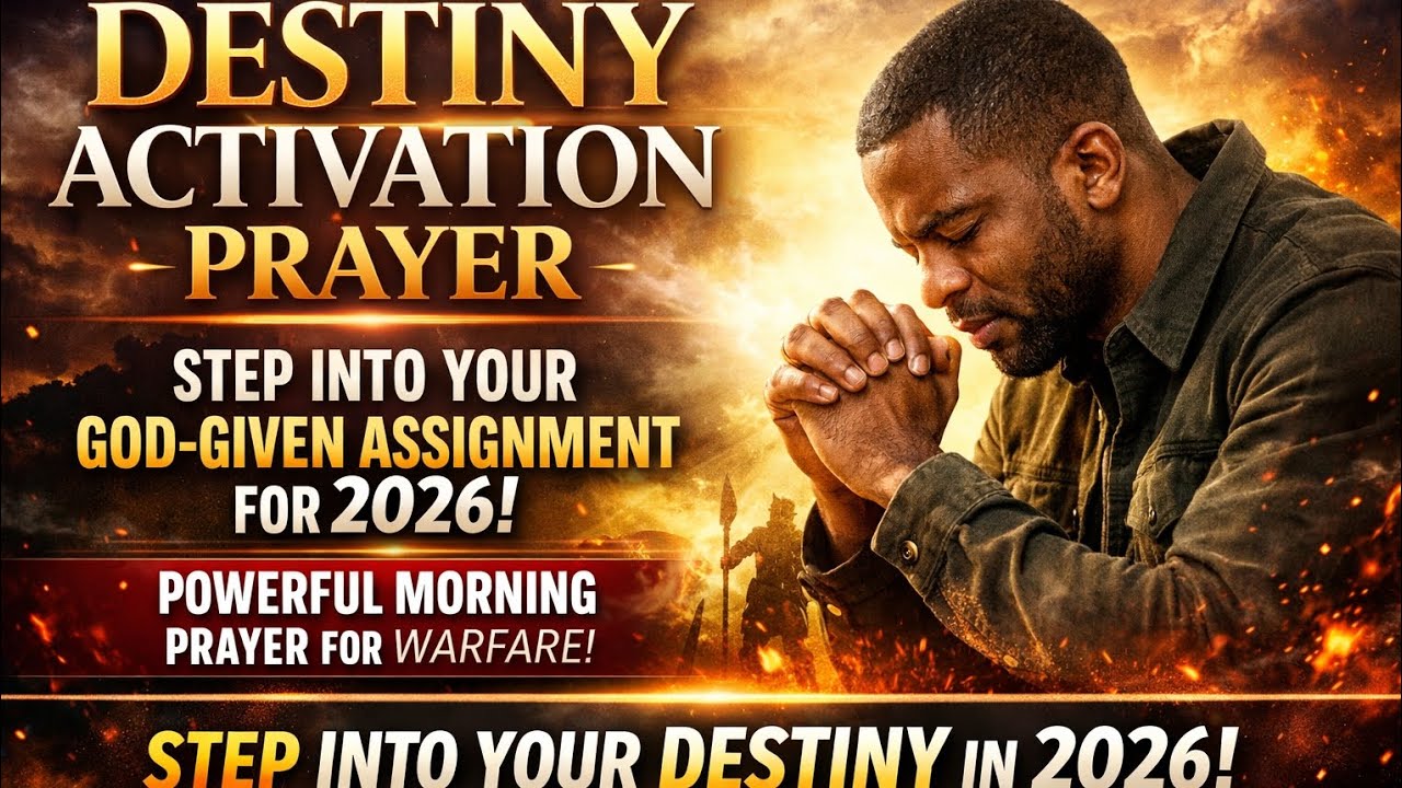 🔥 DESTINY ACTIVATION PRAYER  STEP INTO YOUR GOD-GIVEN ASSIGNMENT | POWERFUL MORNING WARFARE PRAYER 🔥
