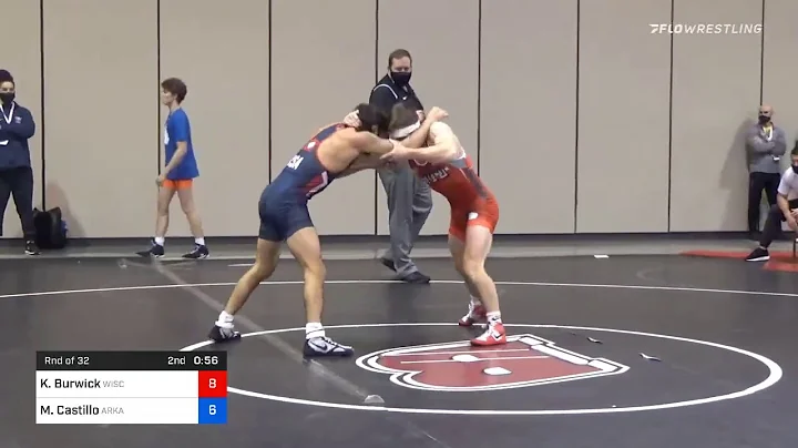 57 Kg Prelims Kyle Burwick Wisconsin RTC Vs Marcus...