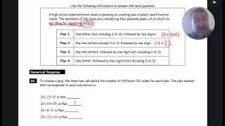 Math 30 1 Practice NR 34 Fundamental Counting Principle
