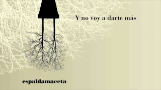 Video thumbnail of "Espaldamaceta - Y no voy a darte más"