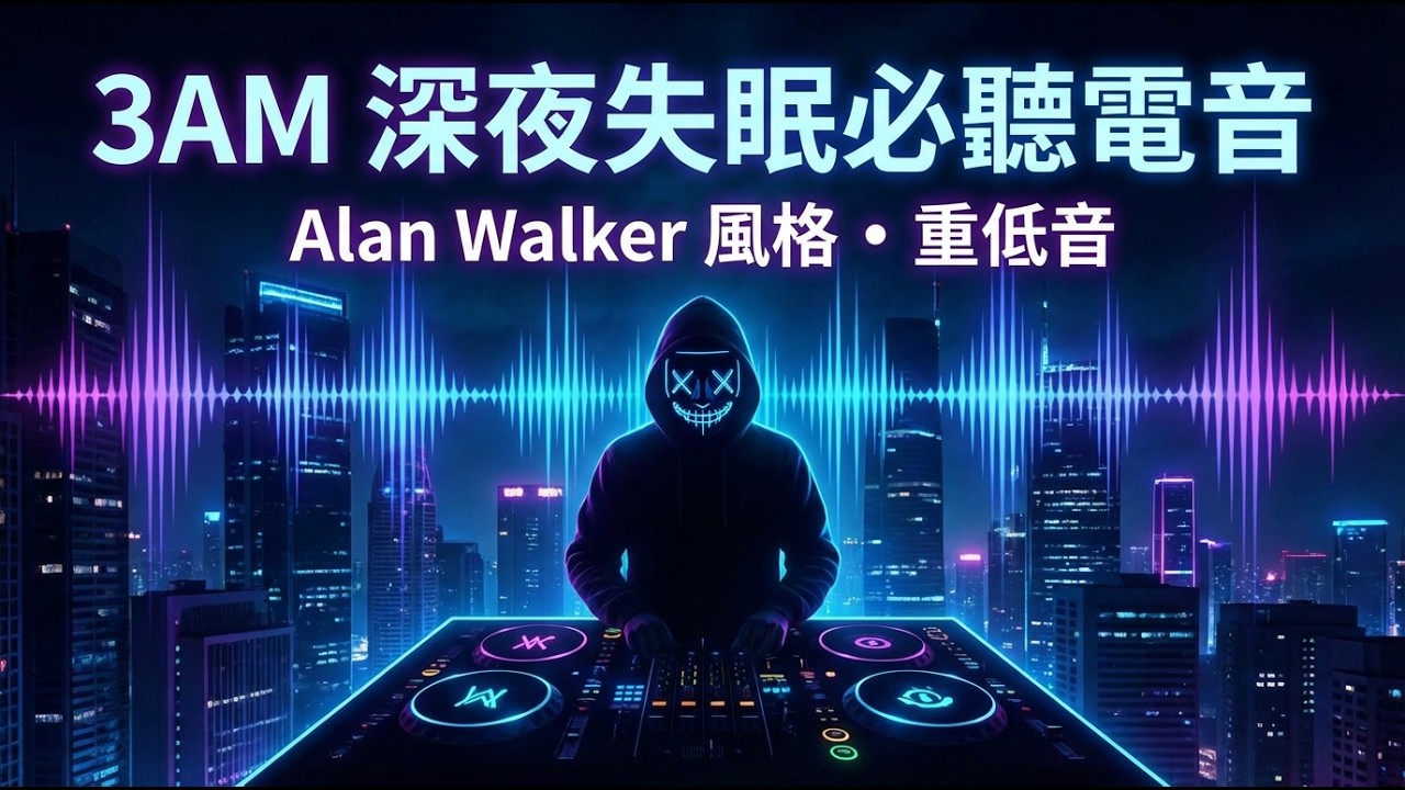 睡不著專用 🌙 2026 深夜 3 點的「胡思亂想」歌單 - Alan Walker Style • Late Night Thoughts