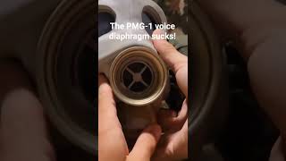the PMG-1 voice diaphragm is trash! #military #gasmasks #educational #funfacts #complaining