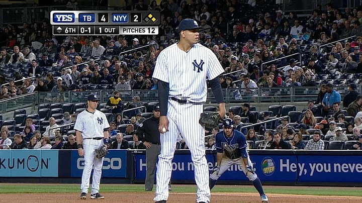 TB@NYY: Betances strikes out three in relief