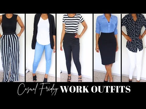 CASUAL FRIDAY OUTFIT IDEAS FOR WORK | CASUAL OUTFITS FOR WORK | SUMMER WORK OUTFITS