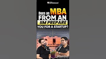 Does an MBA from IIM Really Prep You for a Startup? 🚀🤔| Here’s the Truth! 🚀📊| #shorts