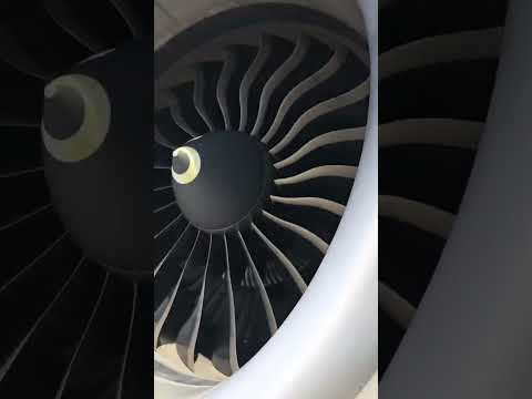 GE90 vs GENX.Can you tell from the fan blade shape#aircraft #boeing #genx #ge90 #777 #787