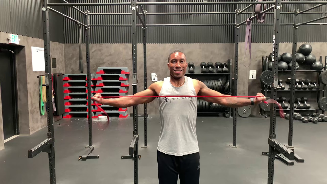 Band pull aparts overhand/underhand YouTube