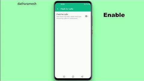 How to Enable Flash Light For Incoming Calls In Infinix Hot 9 Pro